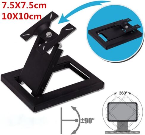 حامل شاشة LCD VESA مكتبي معدني قابل للطي لشاشات كمبيوتر الكل في واحد مقاس 10-22 بوصة in Kuwait