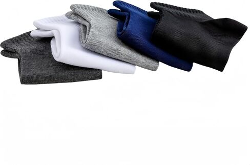 Mens 5 Pack Ankle Socks Athletic Breathable, Causal Ankle Socks, Short Dress Socks, 85% Cotton/88% Modal in Saudi Arabia