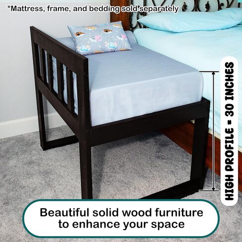 Bedside Pet Bed Frame, Pet Cosleeper, Dog Bed Extension Attached to Human Bed, Platform Dog Bed, Raised Dog Bed Co Sleeper, Tall Dog Bed, Wooden Dog Bed, Dog Bassinet (High Profile) in Saudi Arabia