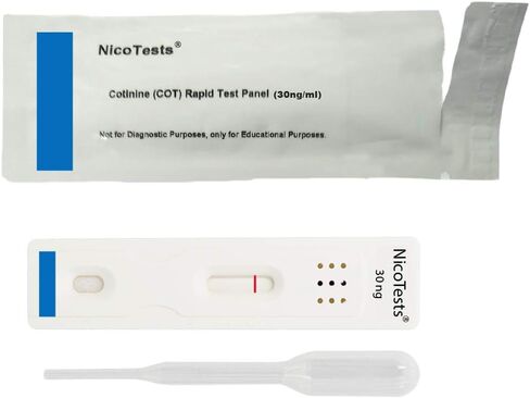 Saliva Nicotine Smoking 30 ng Test 5-Pack by NicoTests® in Saudi Arabia