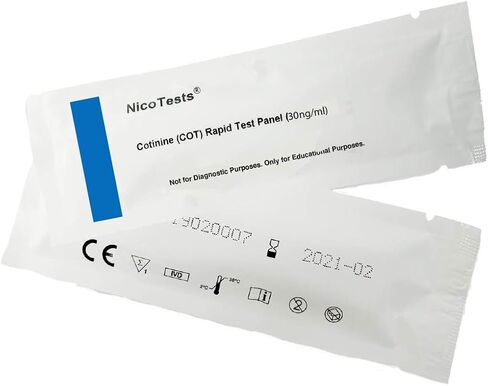 Saliva Nicotine Smoking 30 ng Test 5-Pack by NicoTests® in Saudi Arabia
