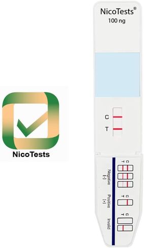 Saliva Nicotine Smoking 30 ng Test 5-Pack by NicoTests® in Saudi Arabia