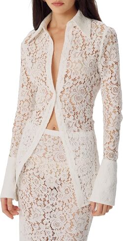 Ronny Kobo Women's Crete Lace Maxi Skirt in Saudi Arabia