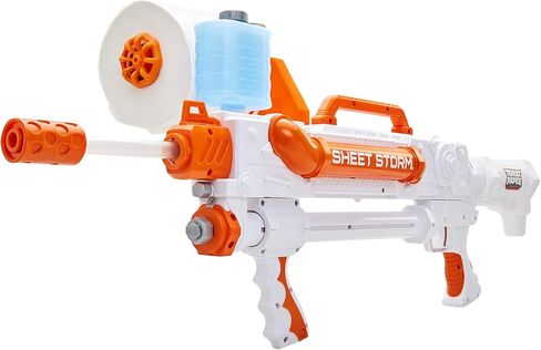 TP Blaster Toilet Paper Blasters Sheet Storm, Toy Blaster Shoots Rapid Fire TP Spitballsup to 50' –Uses Real Toilet Paper! Super Fun Gift for Kids, Teens, College Students, Adults –Outdoors & Indoors in Kuwait