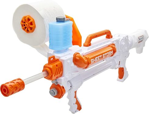 TP Blaster Toilet Paper Blasters Sheet Storm, Toy Blaster Shoots Rapid Fire TP Spitballsup to 50' –Uses Real Toilet Paper! Super Fun Gift for Kids, Teens, College Students, Adults –Outdoors & Indoors in Kuwait