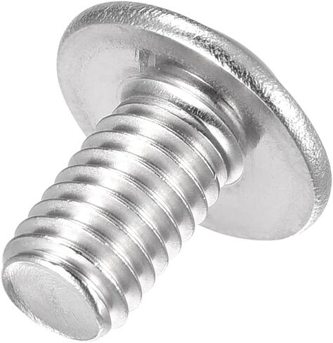 uxcell Flanged Button Head Socket Cap Screws, M4*18mm Hex Socket Drive Screw, 304 Stainless Steel Fasteners Bolts, Fully Threaded Machine Screw 50Pcs in Saudi Arabia