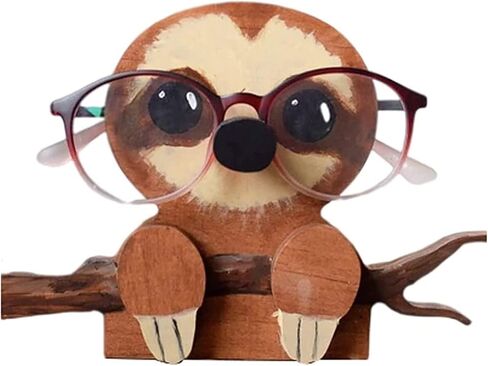 Fun Animal Eyeglass Holder Stand, Cute Cat Shaped Sunglasses Display Stand, Pet Glasses Stand Holder, Nightstand Glasses Holder for Home Office Decoration Men Women Adults Gifts in Saudi Arabia