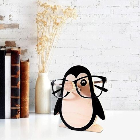 Fun Animal Eyeglass Holder Stand, Cute Cat Shaped Sunglasses Display Stand, Pet Glasses Stand Holder, Nightstand Glasses Holder for Home Office Decoration Men Women Adults Gifts in Saudi Arabia