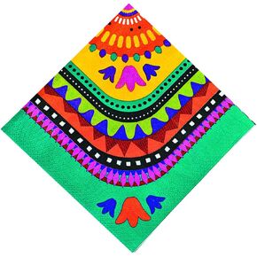 Fun Express - Fiesta Lunch Napkin for Cinco de Mayo - Party Supplies - Print Tableware - Print Napkins - Cinco de Mayo - 16 Pieces