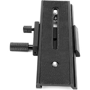 Macro Focusing Rail Slider Tr Ballhead and Phone Portable Damping Video Stabilizer with 1/4 Mounting Screw for Close up for Shooting