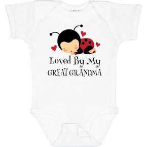 inktastic Loved By My Great Grandma Baby Bodysuit