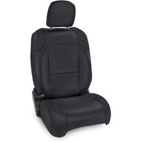 PRP Seats B038-02 Front Seat Covers for Jeep Wrangler JL, 2 door; Rubicon (Pair) - All Black
