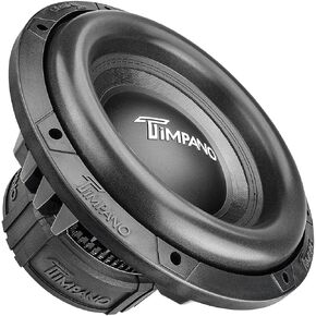 Timpano 12" Sub D2 2500 Watts Max Power Dual 2 Ohm, 12 Inch Car Subwoofer 23.5 mm High Xmax, TPT-T2500-12 D2, 3 in Voice Coil, Competition Sub Woofer for Car Audio Systems (Single)