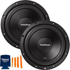 Pair of Rockford Fosgate R2D4-10 Prime R2 Dvc 4 Ohm 10-Inch 500 Watts Peak Subwoofer