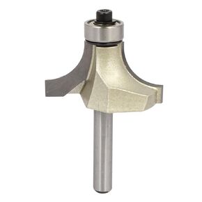 uxcell 1/4-inch Shank 1-inch Cutting Dia 2 Flutes Corner Round Roundover Router Bit Gold Tone