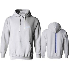 VICES AND VIRTUES American Flag Thin Blue Line USA Police Support Lives Matter Hoodie