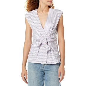 Diane von Furstenberg Rent the Runway Pre-Loved Taffy Waist Tie Top