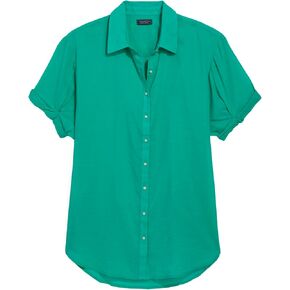 vineyard vines Women's Lightweight Short Sleeve Button Front in Saudi Arabia