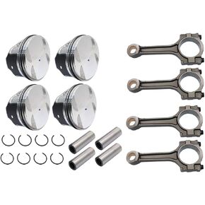 4pcs 12578324 Engine Pistons Rings Set Fits for Buick for Chevy for GMC Saturn 2.4L