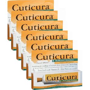 Medicated Ointment 1oz - Best Medicated Ointment Cream to Cure Minor Burns, Minor Cuts, Sunburn, Insect Bites and More (6 Pack)
