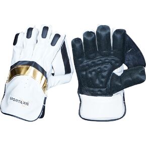 Cricket Wicket Keeping Gloves for Boys/Men/Adult - Lightweight, High-Density Foam, PU Leather, Embossed Fingertips, Large Catching Area - Superior Towel Lining for Ultimate Comfort