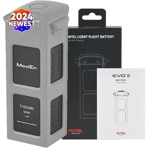 Autel Robotics EVO 2 Battery 7100 mAh 11.55V Smart Battery for EVO II/EVO II Pro/EVO 2 Enterprise/RTK/EVO 2 Dual 640T Drones(V2 & V3), 2025 N-e-w, Orange
