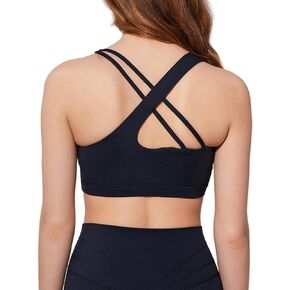 ABOCIW Sports Bras for Women Criss Cross Back Padded Yoga Bra High Impact Longline Workout Tank Tops