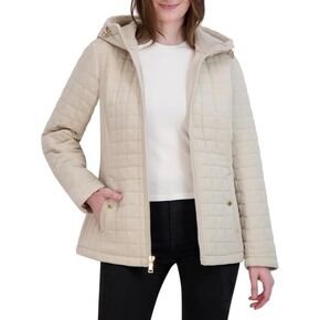 Laundry by Shelli Segal Women's Faux Silk Quilt Jacket