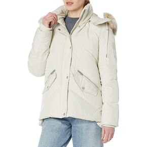 Andrew Marc Women's Luxurious DTM Faux Fur Trimmed Hood Puffer Coat in Kuwait