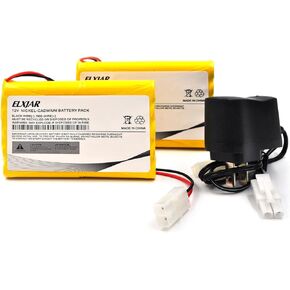 (2-Pack) 12V 1000mAh NI-CD Battery Pack with Standard Tamiya Connector fot RC Toys Electric Tool, with Charger