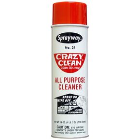 Sprayway Crazy Clean All Purpose Cleaner; Case of 12 (20 oz) cans; 12 count