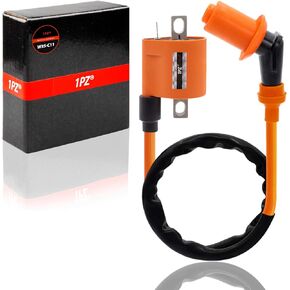 1PZ W35-C11 Ignition Coil Replacement for Yamaha Wairror 350 YFM350 1987 1988 1989 1990 1991 1992 1993 1994 1995 1996 1997 1998 1999 2000 2001 2002 2003 2004