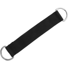 1pc Pulley Straps Gym Pulley Fitness Accessories Exercise Accessories Pulley Hanging Rope Pulley System Lanyard Pulley Hanger Fitness Supply Hanging Rope Swing Hanging Straps Black