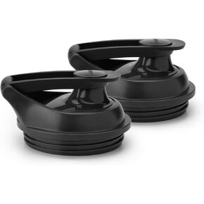NutriBullet 2-Pack Premium to Go Lids, Small, Black