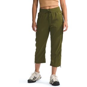 THE NORTH FACE Women's Aphrodite Motion Capri Pants (Standard and Plus Size), Forest Olive, X-Large