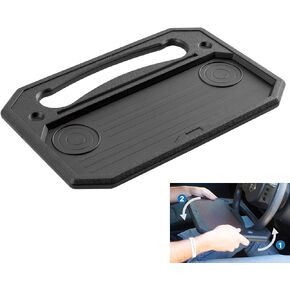 Mount-It! Car Table That Works as a Food Tray for Car and Car Desk for Laptop | Holds Food, Drinks, Laptops, Tablets Books and More! Car Table Tray Fits on Any Steering Wheel Within Our Dimensions