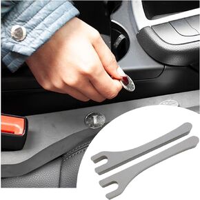 2PCS Car Seat Gap Filler, PU Leather Auto Console Side Plug Strip Orgaziner, Fill The Gap Between Seat & Console Stop Cellphone Wallet Keys Coins from Dropping, Universal for Vehicles (Pink)