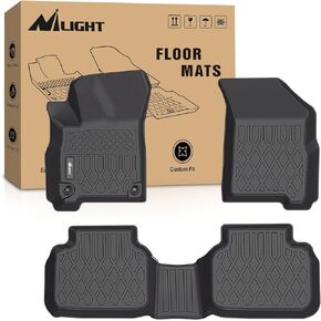Nilight TPE Floor Mats for Dodge Journey 2011 2012 2013 2014 2015 2016 2017 2018 2019 2020,All Weather Custom Fit Heavy Duty Floor Liners