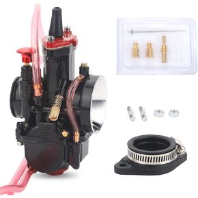 PWK Carburetor 24 mm Racing Carb Universal For 2T 4T Engine Dirt Bike Motocross Motorcycle Scooter ATV Quad Go Kart (24 MM)