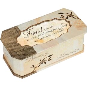 Cottage Garden Friend The Greatest Blessing Tree Branch Jewelry Music Box Plays That's What Friends are for