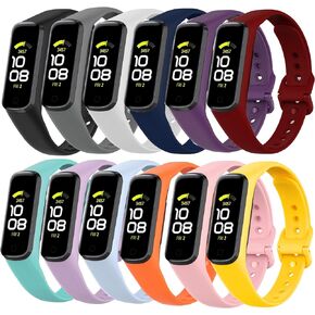 Compatible with Samsung Galaxy Fit 2 Band Replacement Silicone Strap Accessories