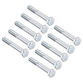 uxcell Hex Head Screw Bolts Carbon Steel 5/16"-18x2-1/4" Fastener Grade 5 UNC 10pcs