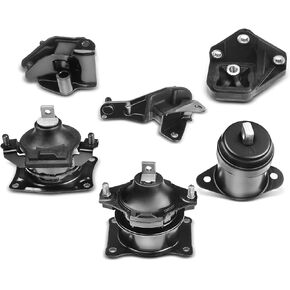 A-Premium 5PCS Engine Motor Mount and Transmission Mount Set Compatible with Honda Accord 2008-2012, Crosstour 2012-2015 & Acura TSX 2009-2014, L4 2.4L Only, Replace# 50870-TA0-A01 50870TA0A01