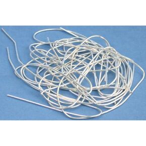 French Wire Bead Stringing Jewelry Silver Tone Medium