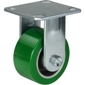 عجلات 5 بوصة - عجلات شديدة التحمل، بولي يوريثين على عجلة دوارة من الألومنيوم بسعة تصل إلى 1000 رطل - تستخدم على نطاق واسع في صندوق الأدوات، ورشة العمل، المرآب، شاحنات منصة القارب U (دوارة واحدة) in Kuwait