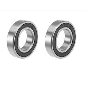 2PCS 6904-2RS 6904RS Deep Groove Rubber Shielded Ball Bearing (20mmx37mmx9mm)