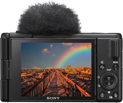 كاميرا Sony ZV-1 II Vlog لمنشئي المحتوى ومدوني الفيديو باللون الأسود ZV-1M2/B، بطاقة ذاكرة سعة 64 جيجابايت، قارئ بطاقات، حقيبة ناعمة فاخرة، حامل ثلاثي مرن، محفظة بطاقة الذاكرة، مجموعة تنظيف in Saudi Arabia