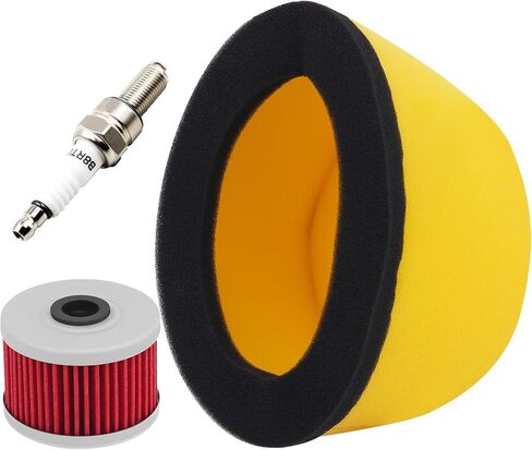 فلتر هواء لـ Kawasaki KLX250R 1994-1996، KLX250S 250 2006-2007 2009-2010 2012-2014، KLX250SF 2009-2010، KLX300R KLX 300 R 1997-2008، مع مجموعة سدادات فلتر الزيت in Kuwait