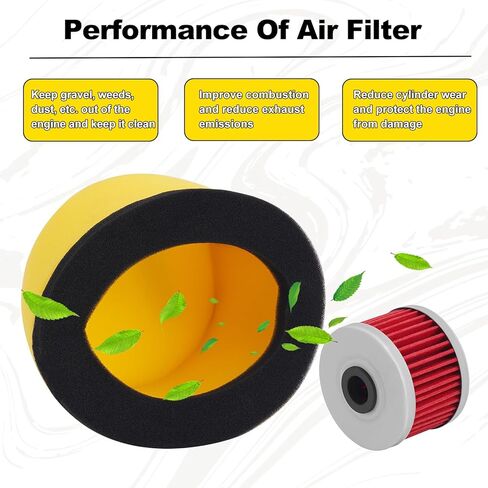 فلتر هواء لـ Kawasaki KLX250R 1994-1996، KLX250S 250 2006-2007 2009-2010 2012-2014، KLX250SF 2009-2010، KLX300R KLX 300 R 1997-2008، مع مجموعة سدادات فلتر الزيت in Kuwait