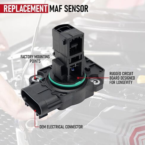 Mass Air Flow Sensor Assembly - Compatible with Infiniti & Nissan Vehicles - 2012-2017 - M35h, Q50, Q70, QX60, Altima, Sentra, Pathfinder - 1.8L, 2.5L, 3.5L - Replaces 22680-1MG0A, 226801MG0A, MAF0102 in Saudi Arabia